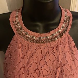 Candies foxglove lace halter dress- NWOT, never worn